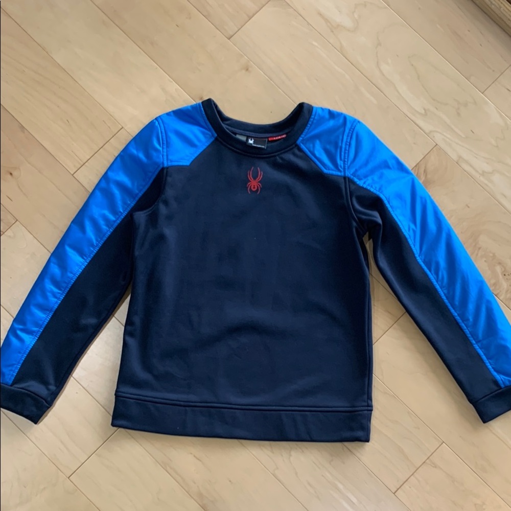 Spyder  boys sweatshirt Navy and light blue 
Size L(14-16)